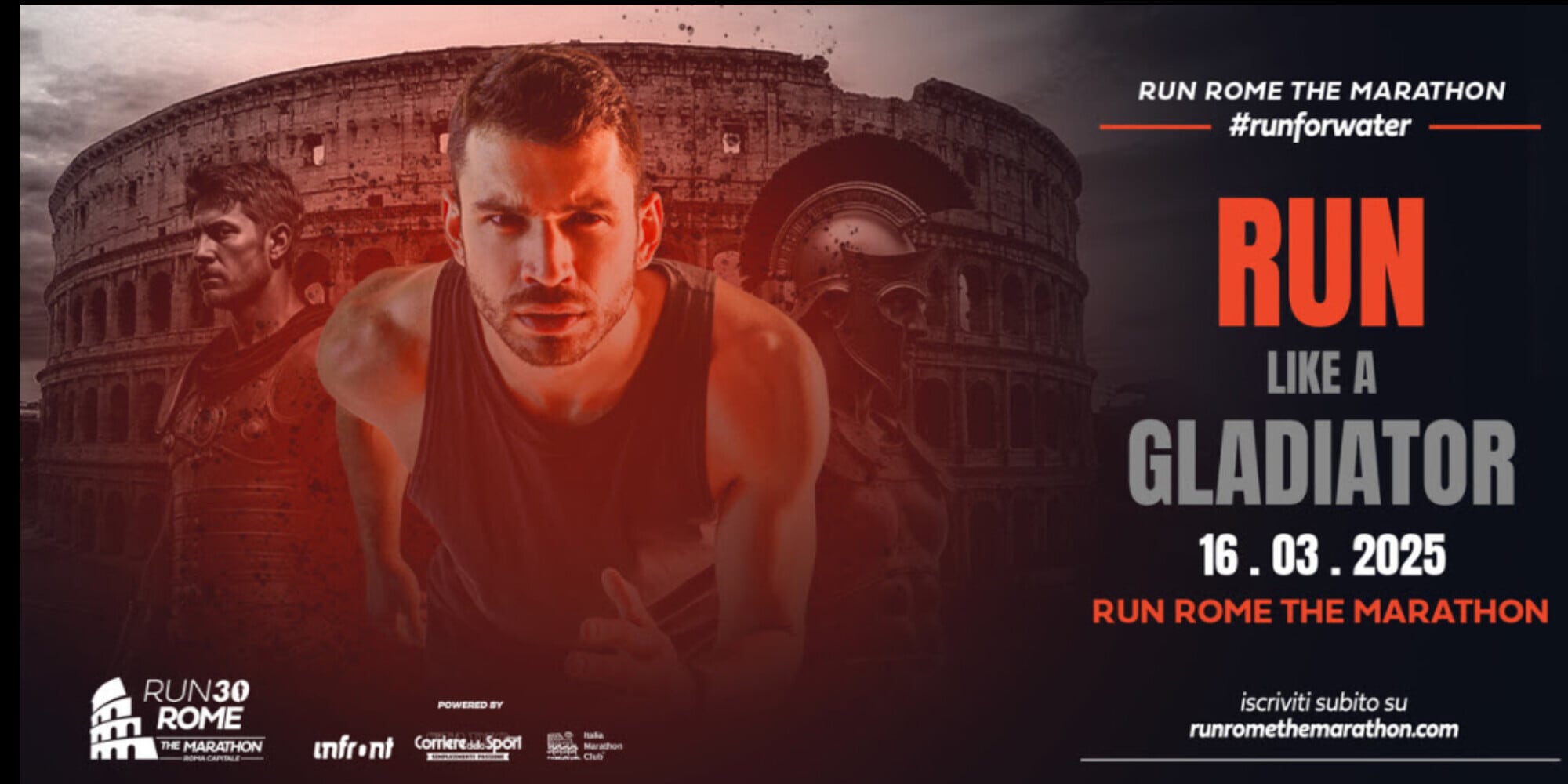 Run Rome The Marathon da pellicola:  da «Il Gladiatore II» nasce #RunLikeAGladiator, l’impresa dei maratoneti è epica