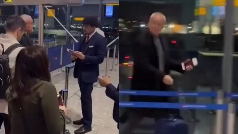 Ranieri si imbarca a Londra per tornare a Roma