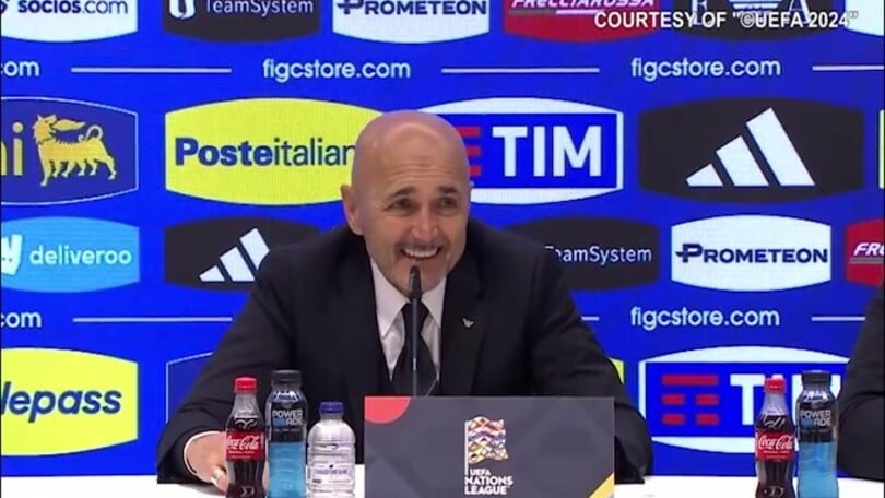 Spalletti non vuole chiudere la conferenza: "Facciamo i complimenti a Sinner"