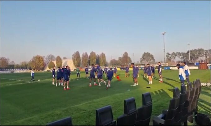 L’Italia aspetta la Francia: l'allenamento degli azzurri