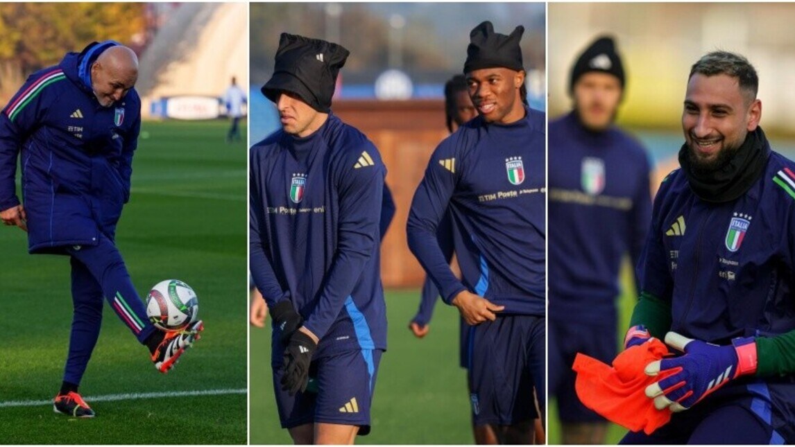 Nations League, Italia pronta per la Francia: allenamento tra i sorrisi