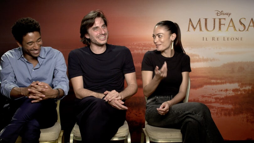 Mufasa - Il Re Leone: intervista a Elodie, Luca Marinelli e Alberto Malanchino