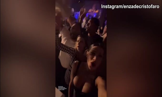 Lady D'Ambrosio e Danilo scatenati in discoteca..insieme a Padelli!