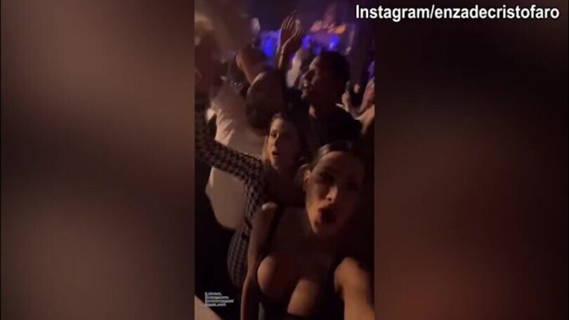 Lady D'Ambrosio e Danilo scatenati in discoteca..insieme a Padelli!