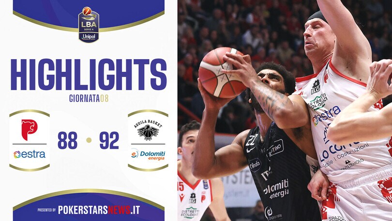 Estra Pistoia – Dolomiti Energia Trentino | Serie A Unipol 2024/25