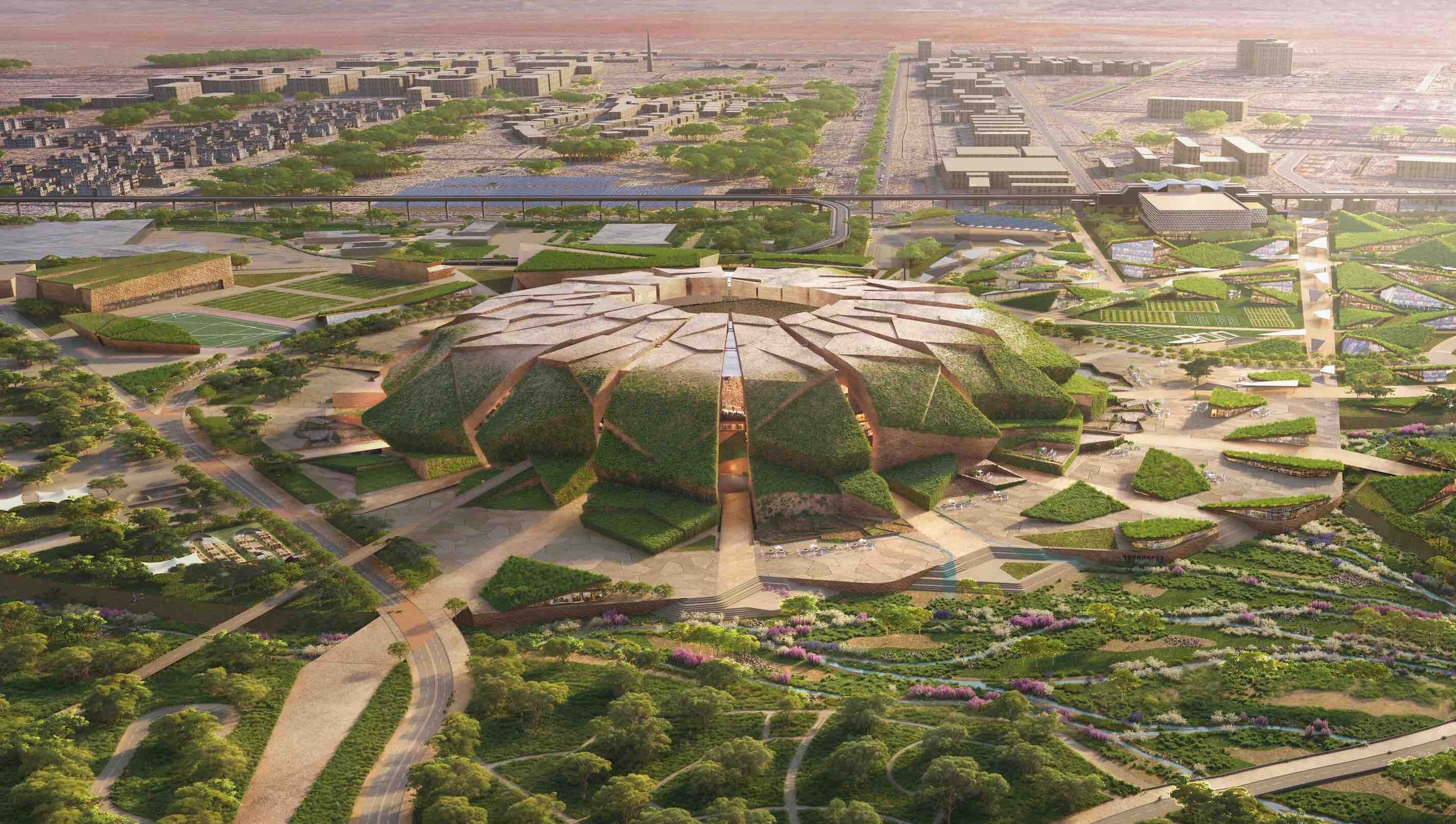 Il nuovo impianto futuristico dell'Arabia, nasce lo stadio King Salman