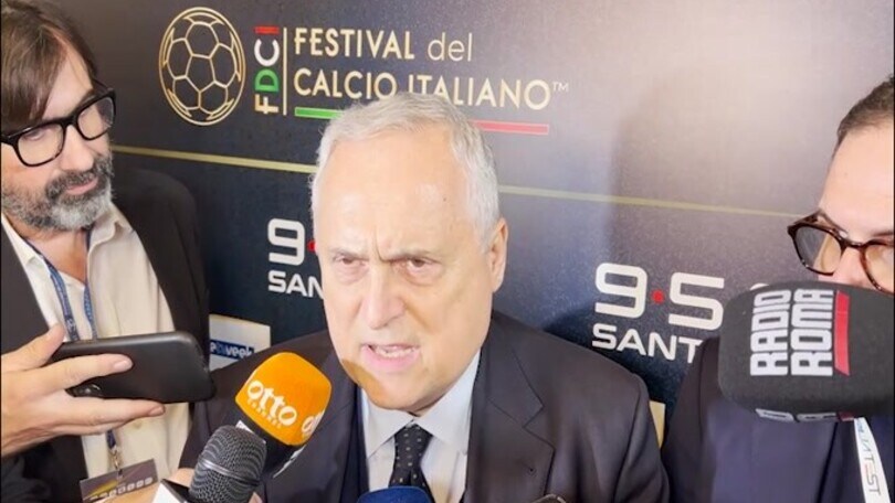 Lotito: "Scudetto? É presto. Rinnovo Baroni? Si parla sempre di denaro..."