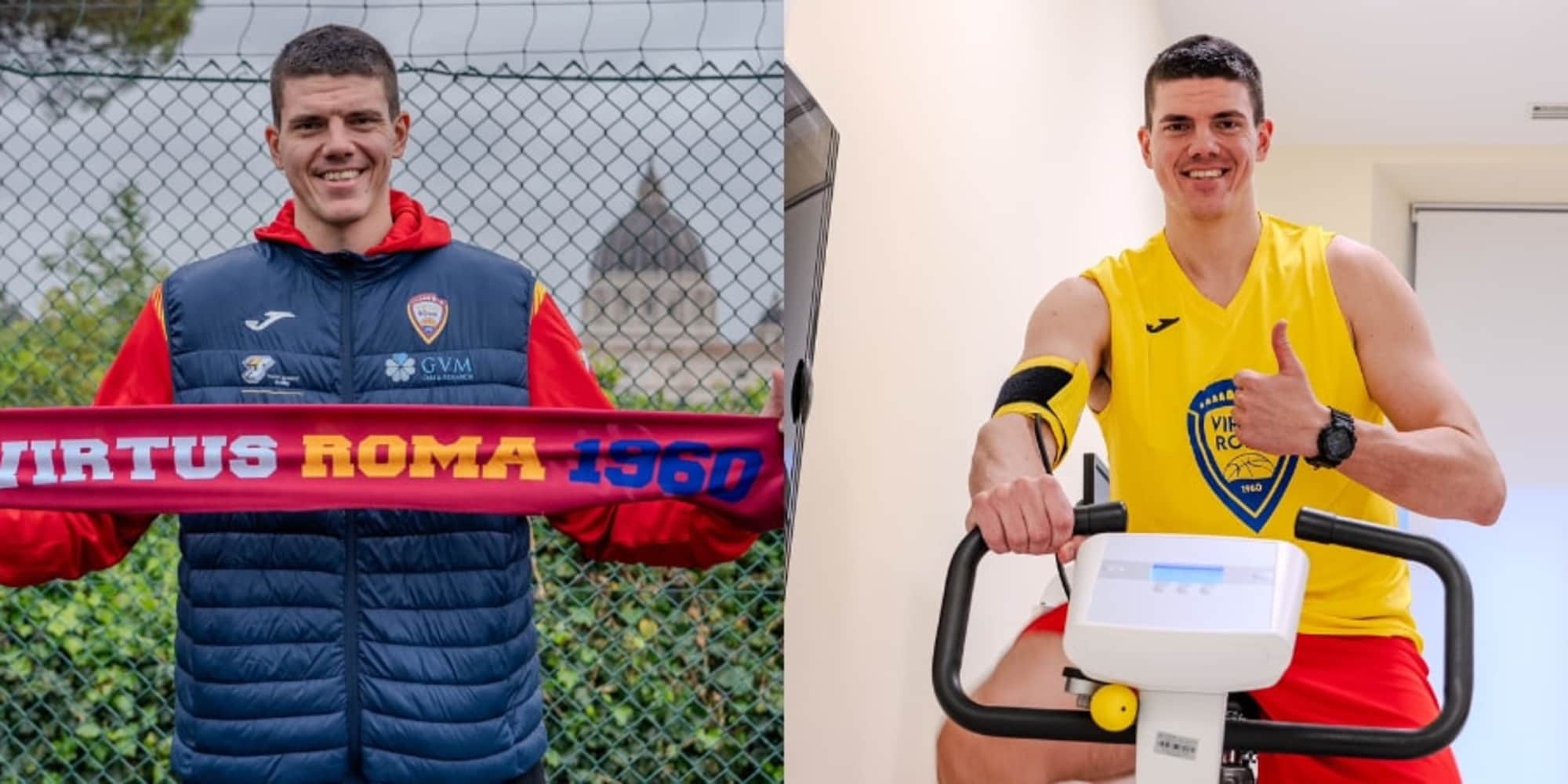 Virtus Gvm Roma scatenata: arriva il centro croato Radunic per sognare i playoff