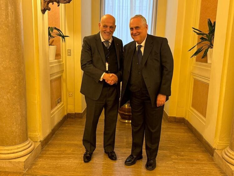 Lazio, incontro tra Lotito e Tebas. Parolo vuol diventare allenatore