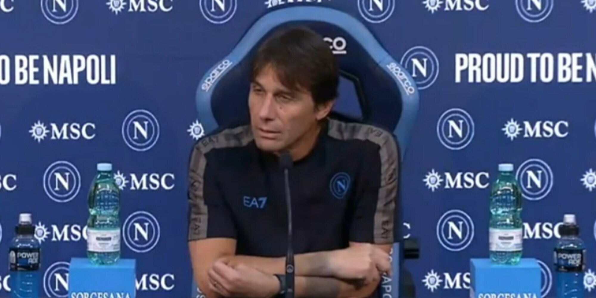 Conte prima di Napoli-Roma: "Sarà una partita tosta. Ho telefonato a Ranieri...". Rivivi la diretta