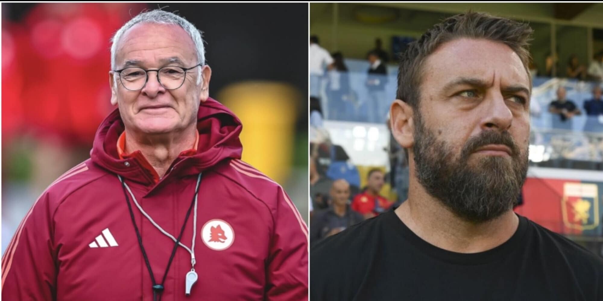 Ranieri e la foto in campo con la Roma: il gesto di De Rossi non è passato inosservato