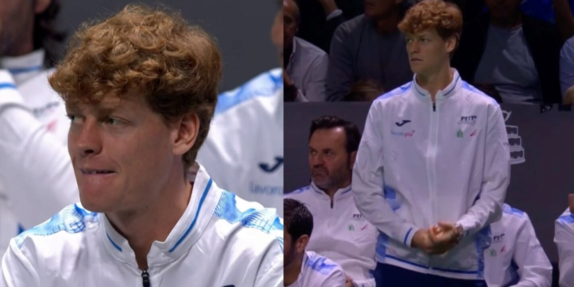 Berrettini soffre in campo, la reazione di Jannik fa impazzire i social