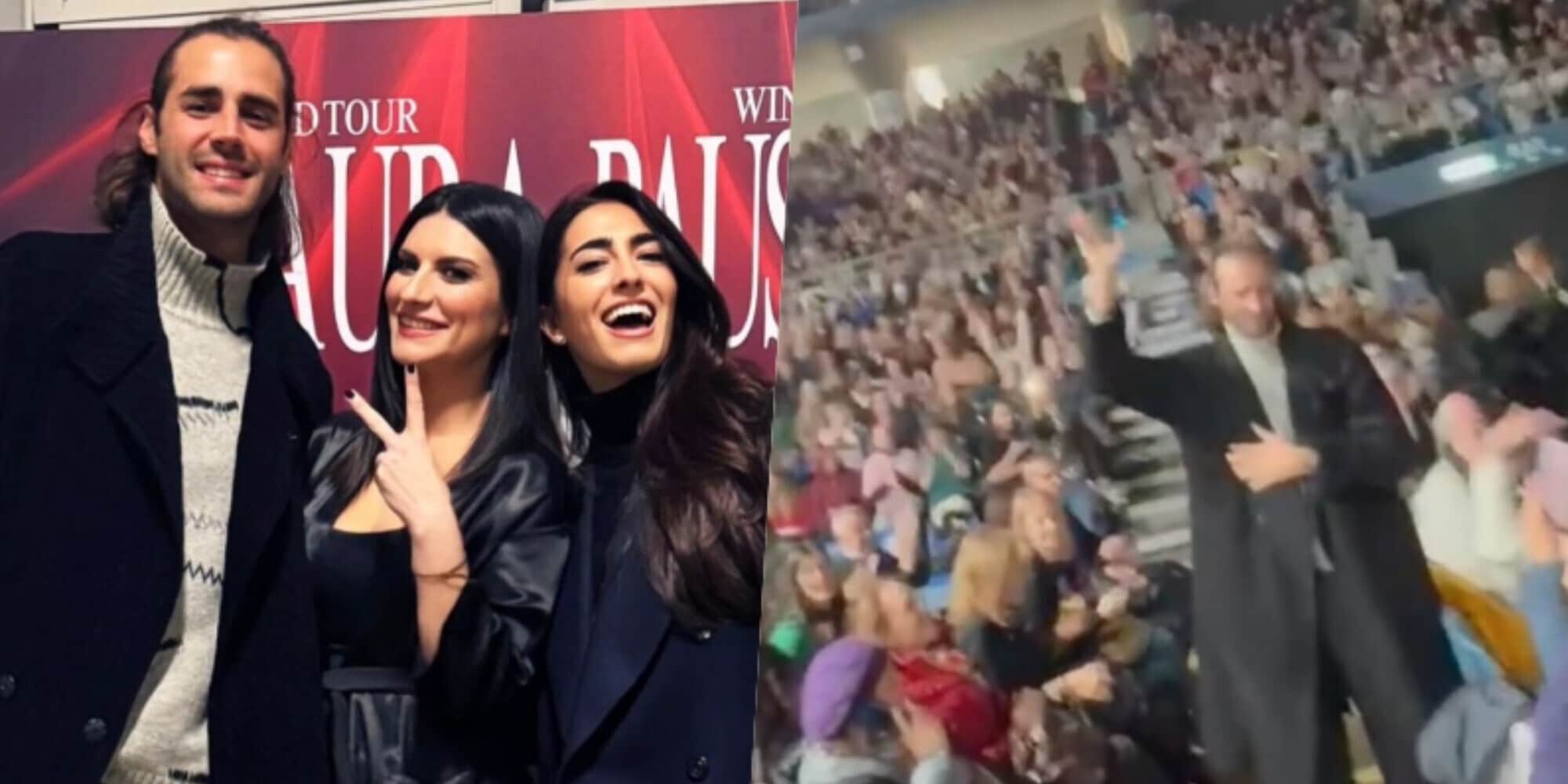 Tamberi e l'ovazione che lo commuove da Laura Pausini: il post da brividi