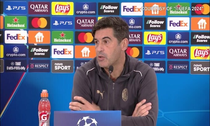 Fonseca: "Sembra che un pareggio sia una sconfitta per il Milan"