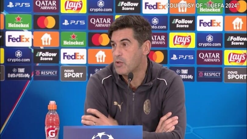 Fonseca: "Sembra che un pareggio sia una sconfitta per il Milan"