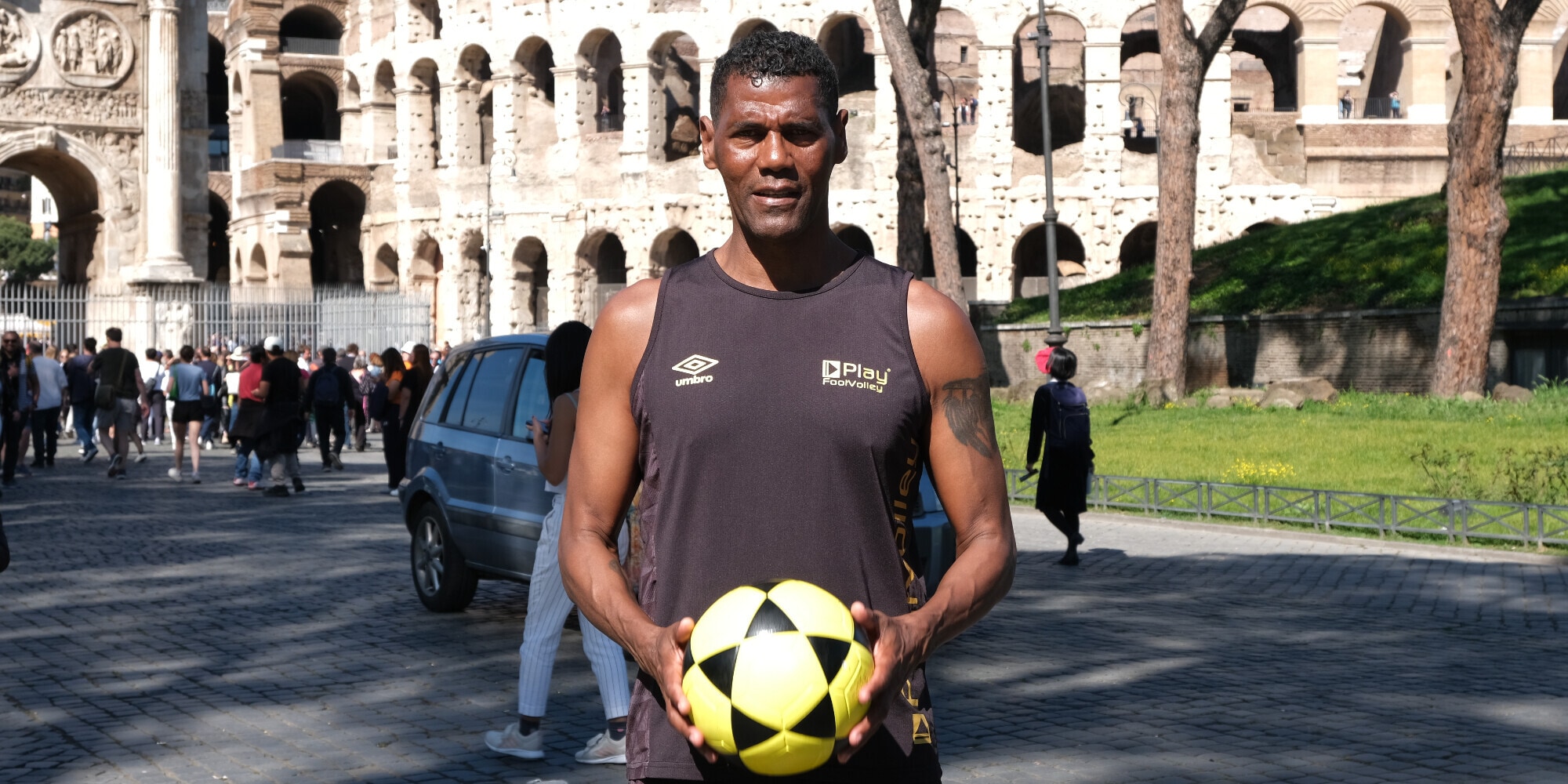 Aldair, il footvolley come regalo di compleanno