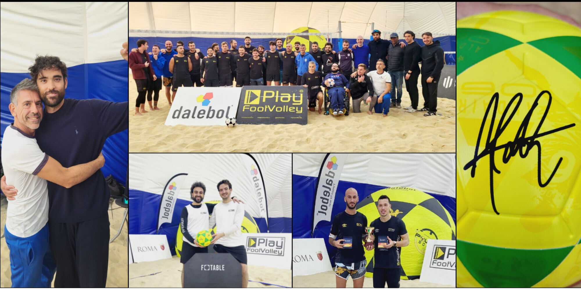 Footvolley, spettacolo e divertimento alla prima del Città di Roma