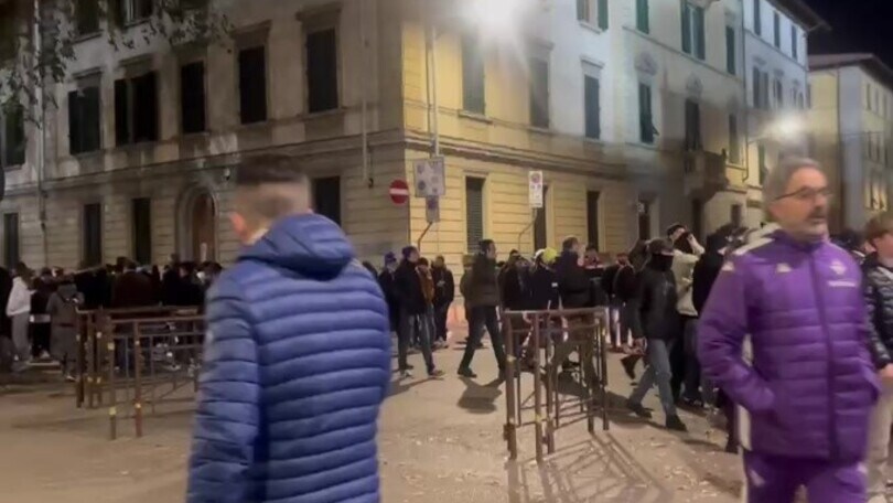 Fiorentina-Inter, la gente lascia il Franchi ma i pensieri sono tutti per Bove