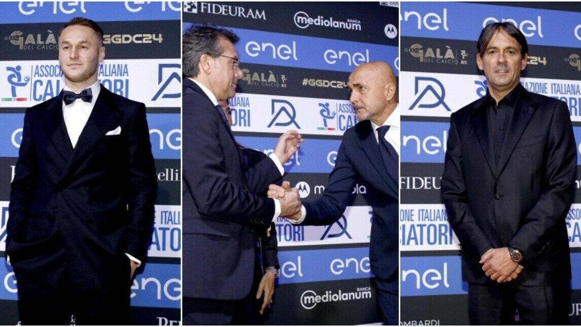 Gran Galà del calcio, le foto della parata di stelle: l'arrivo degli invitati