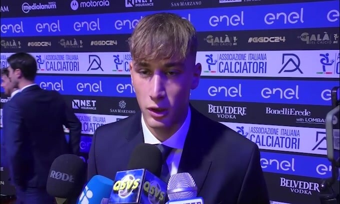 Francesco Pio Esposito: "Chi tifo tra Inter e Napoli? Ovviamente Inter"