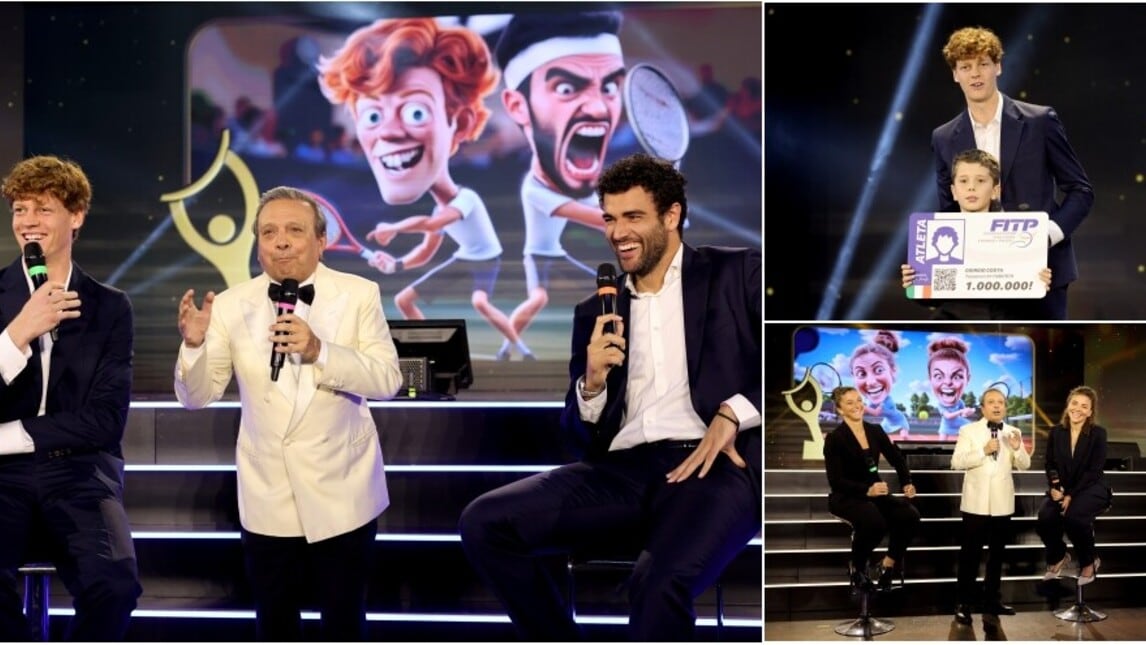 Da Sinner a Berrettini: che show ai SuperTennis Awards 2024
