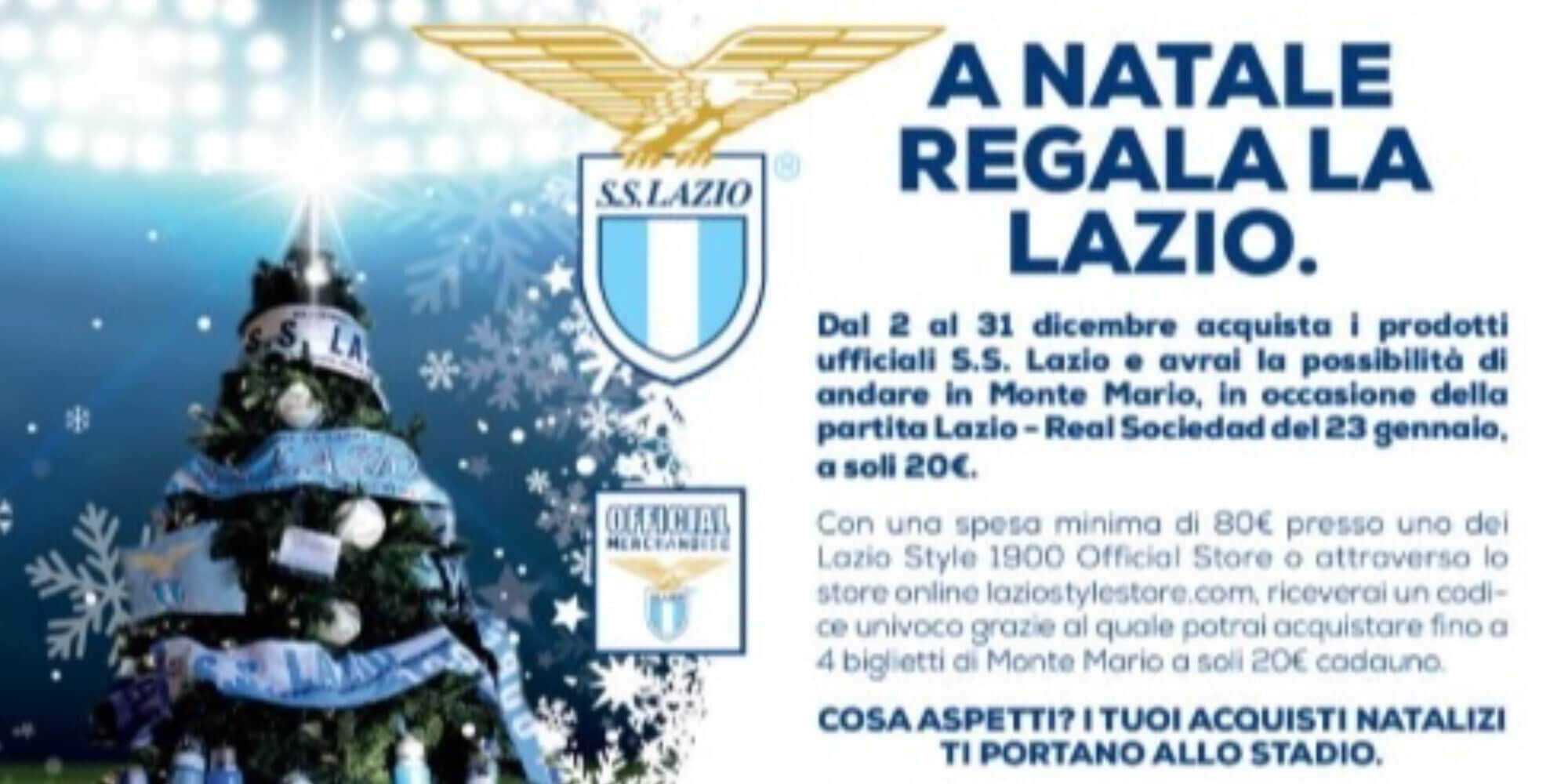 Natale con la Lazio sotto l'albero: l'iniziativa del club per i tifosi