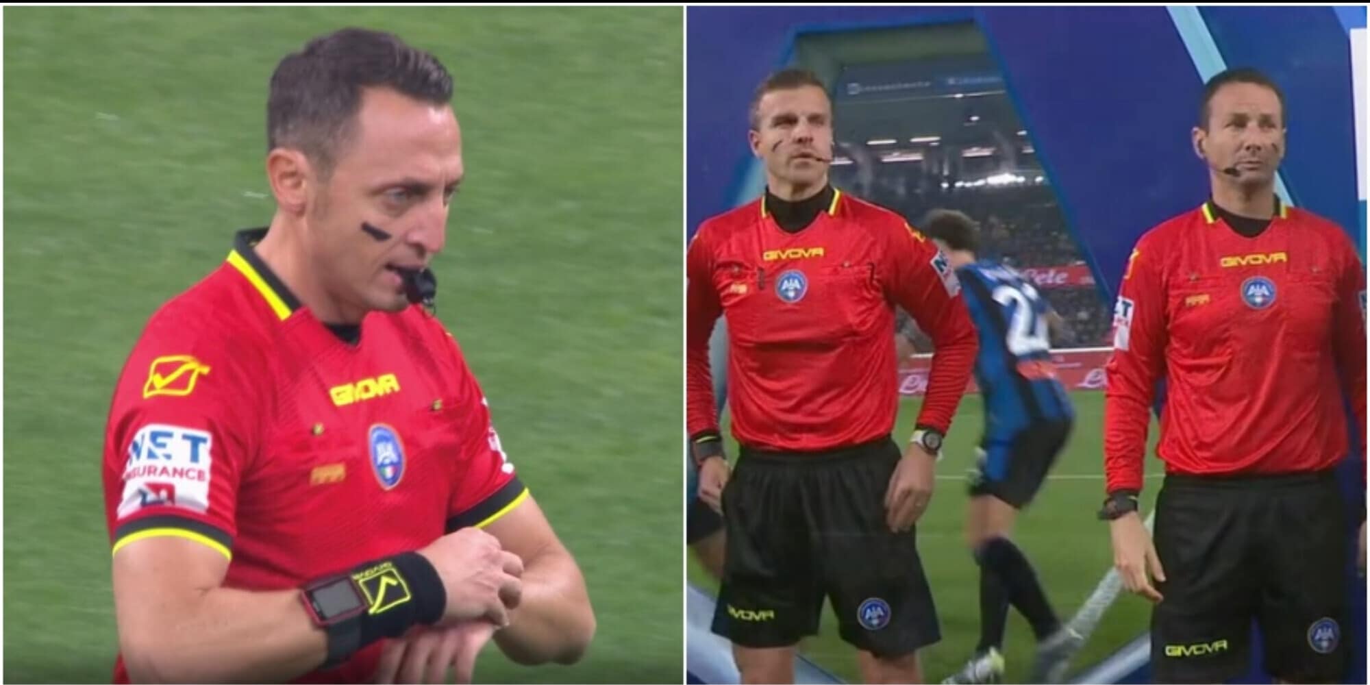 Perché gli arbitri hanno un segno nero sul viso: la spiegazione