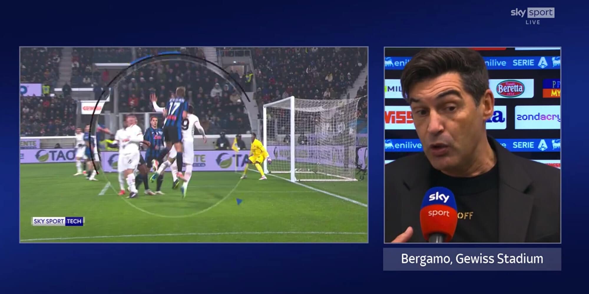 Fonseca furioso in diretta tv: "Arbitro? Sono disgustato, guardate cosa ha fatto..."