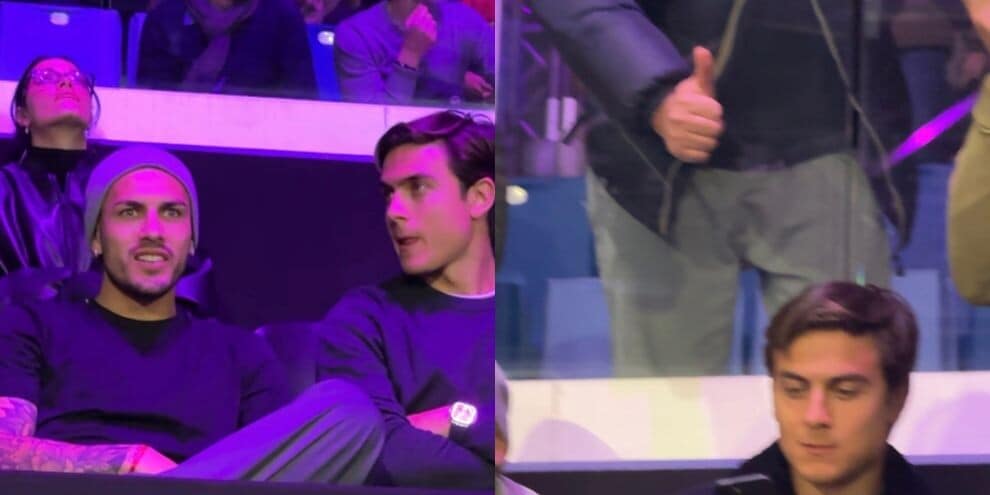 Dybala e Paredes, show e selfie per il padel a Milano
