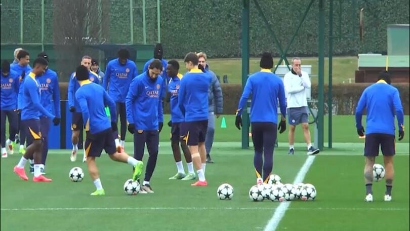 Inter, allenamento senza Dumfries e Acerbi