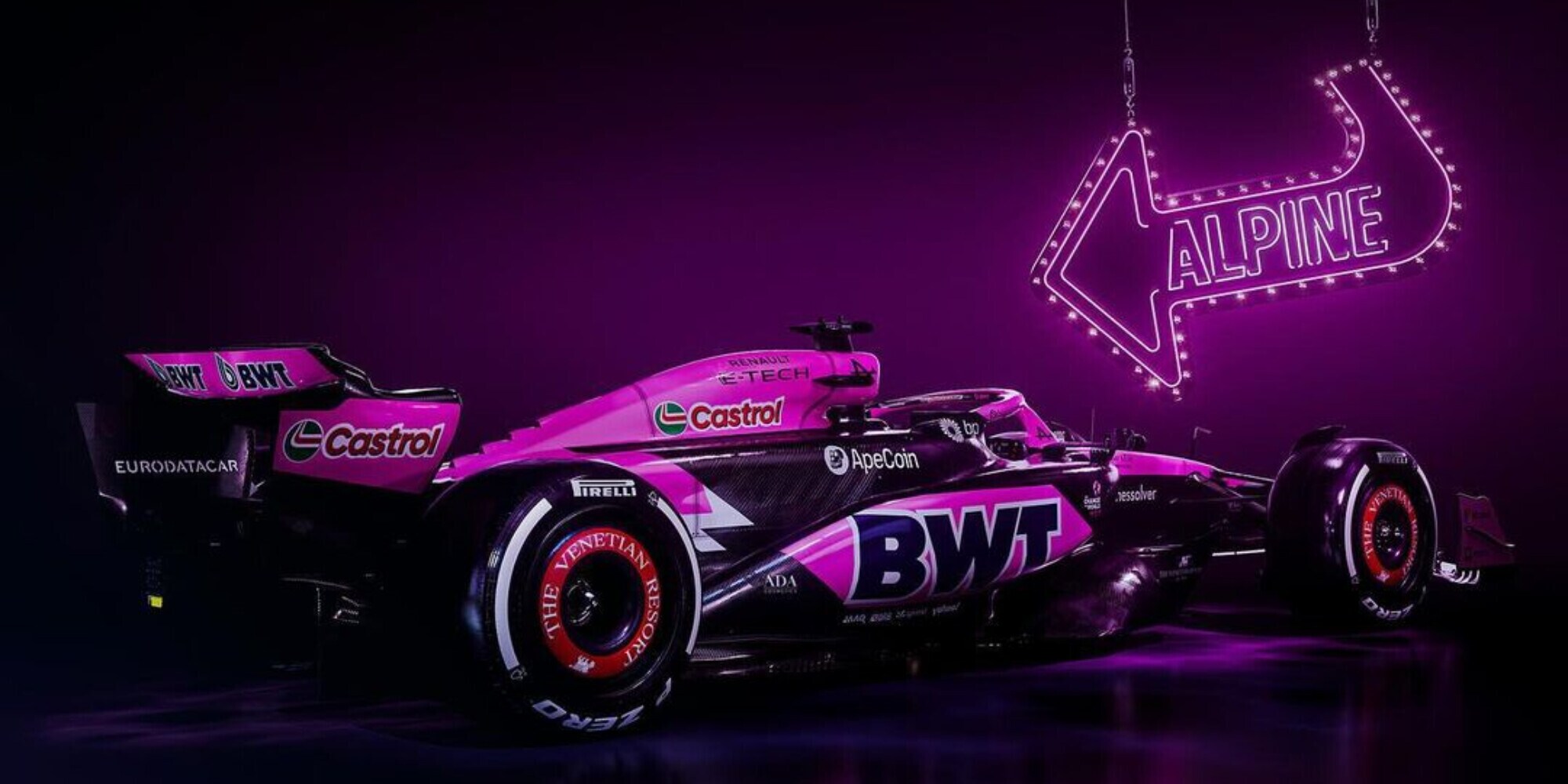 Da Alpine ad Alpink, livrea rosa per gli ultimi tre GP del 2024