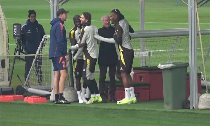 Juventus, Cambiaso e Douglas Luiz si allenano col gruppo
