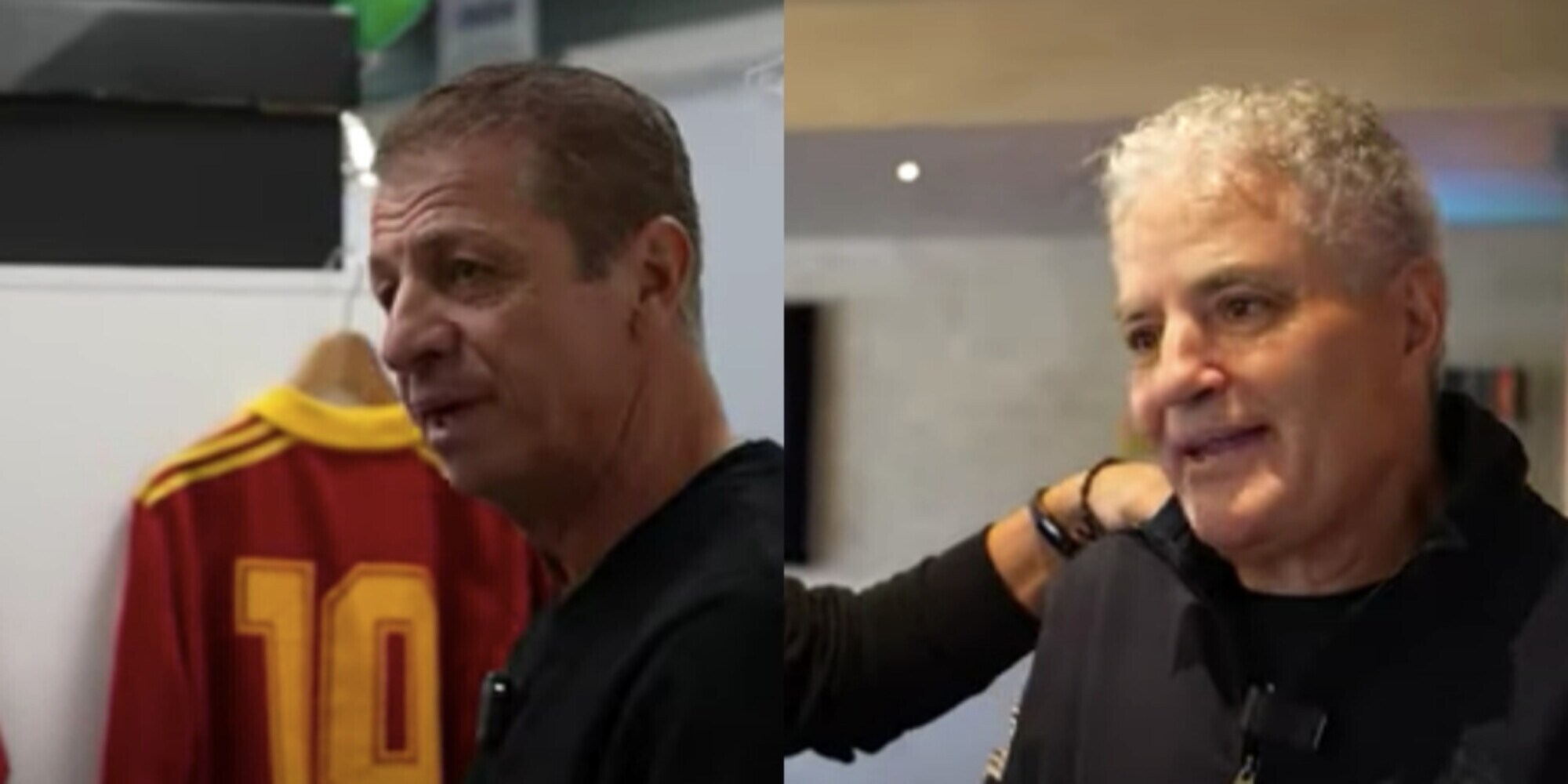 Roma, il video emozionante di Luciano. Il tifoso che ha perso la memoria a Trigoria: “Non so chi sia Totti”