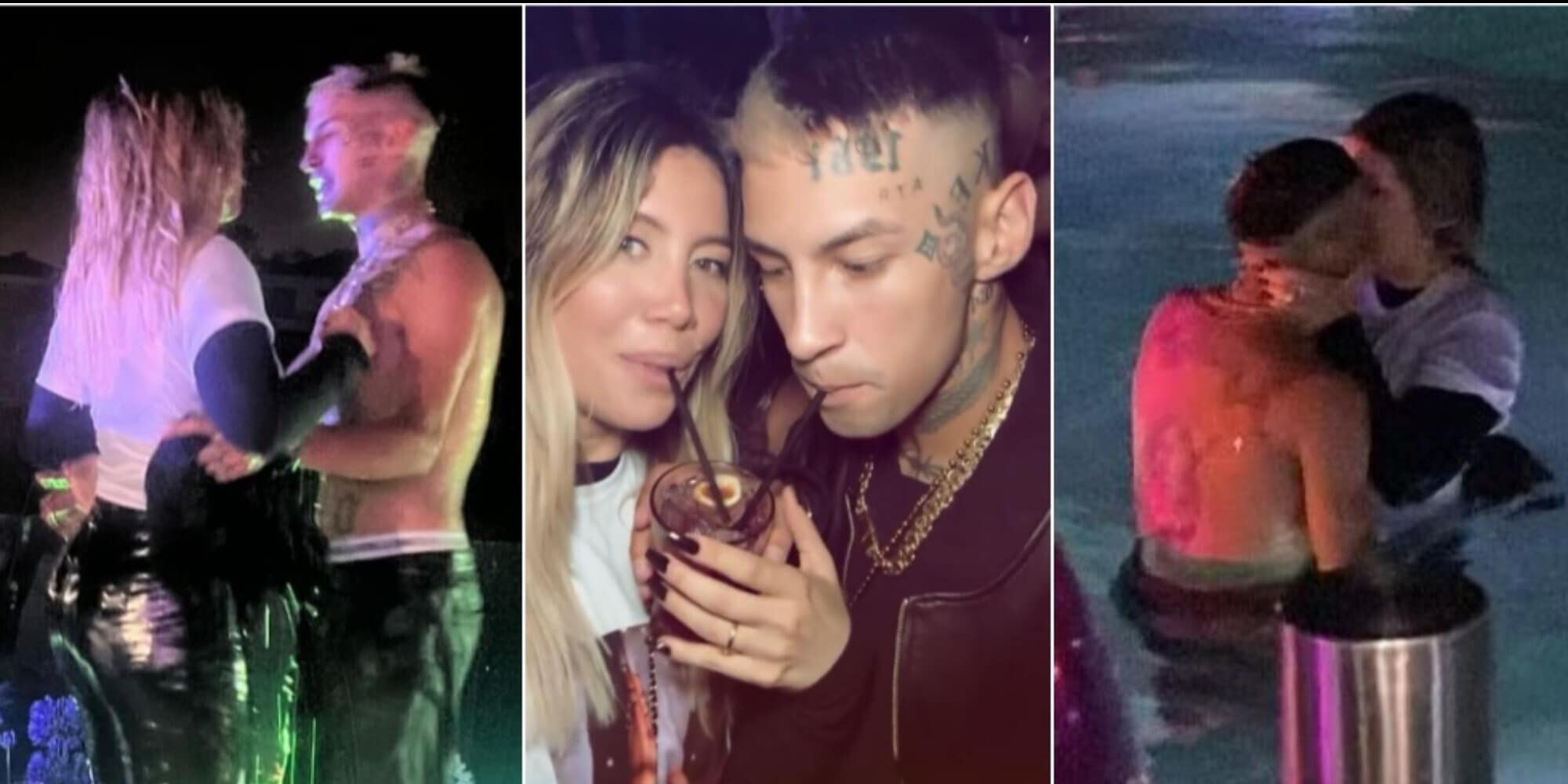 Wanda Nara, compleanno di passione con L-Gante: show in piscina davanti a tutti