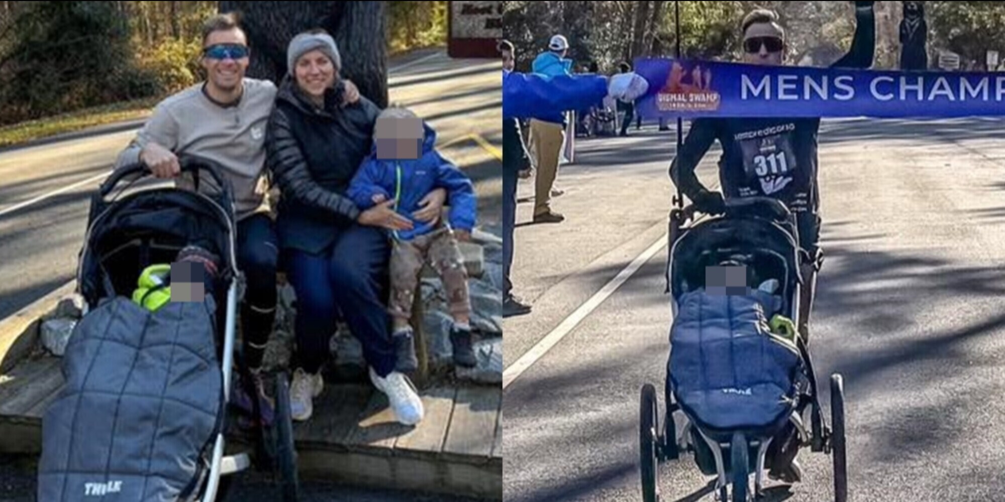 Lotti, 100 km spingendo il figlio sul passeggino: è un nuovo record del mondo