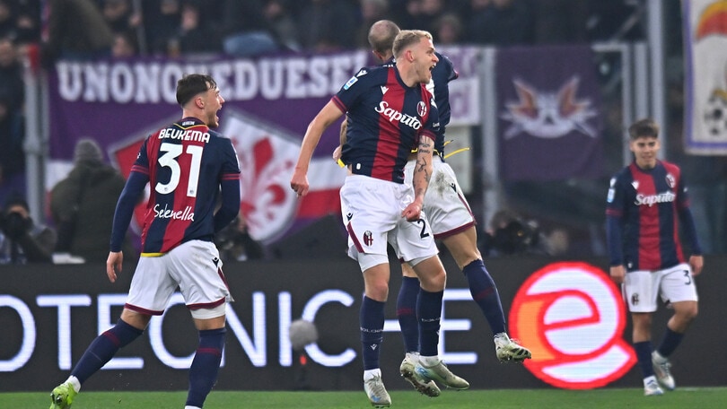 Bologna, superata la Fiorentina. Il Verona torna alla vittoria