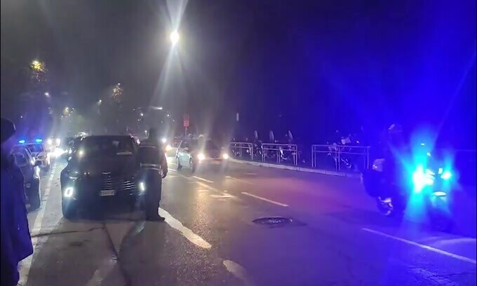 Milan-Genoa, l'arrivo dei pullman a San Siro
