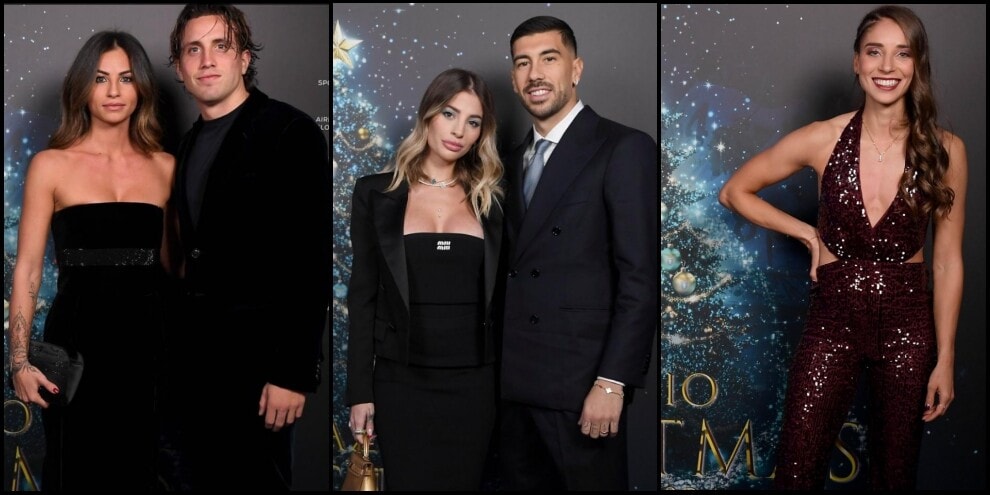 Lazio, festa di Natale: le foto di tutti i presenti