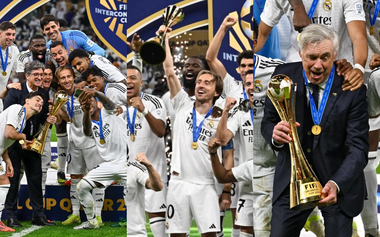 Real Madrid, la festa dei Blancos dopo la vittoria della Coppa Intercontinentale