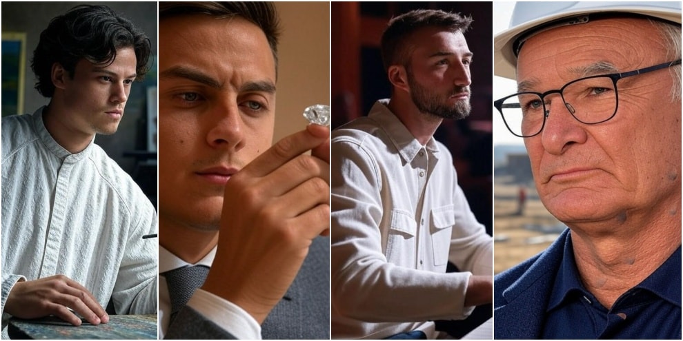 I giocatori della Roma se non avessero fatto i calciatori: la risposta dell'intelligenza artificiale