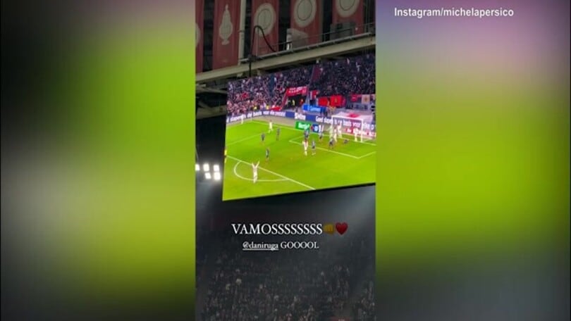 Michela Persico, che gioia per il gol di Rugani