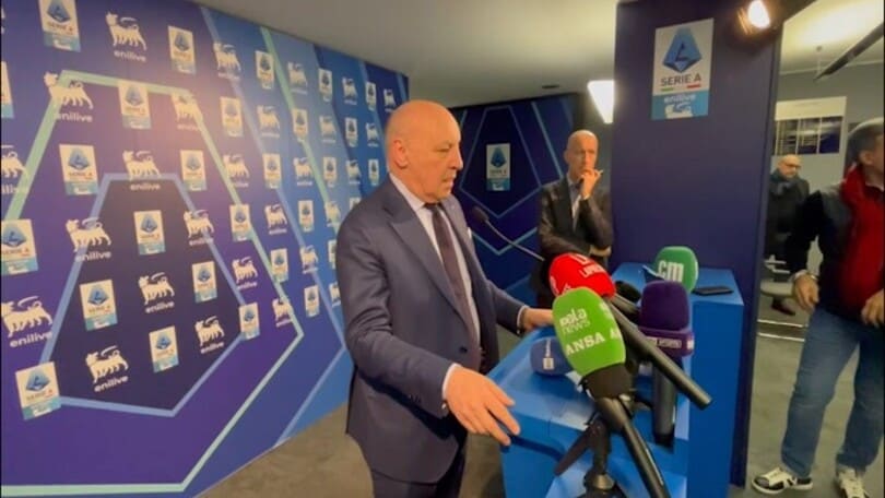Marotta: "Il calcio non merita di essere maltrattato"
