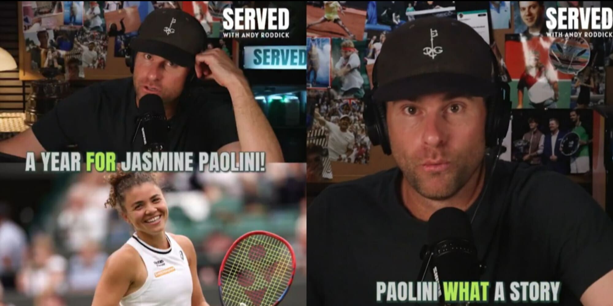 Roddick su Jasmine Paolini si lascia andare: la sua frase è un grande elogio