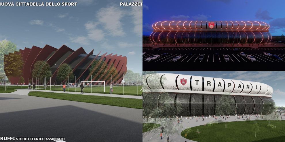 Trapani, il progetto della città dello sport tra i top d'Europa