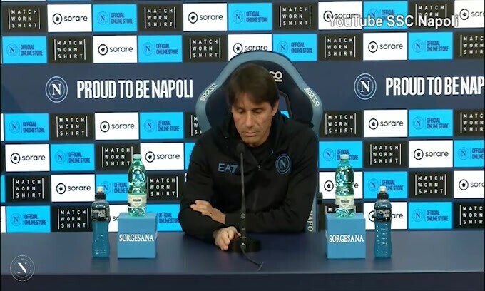 Conte: "Napoli tra le prime quattro? Non firmerei per traguardi minimi"