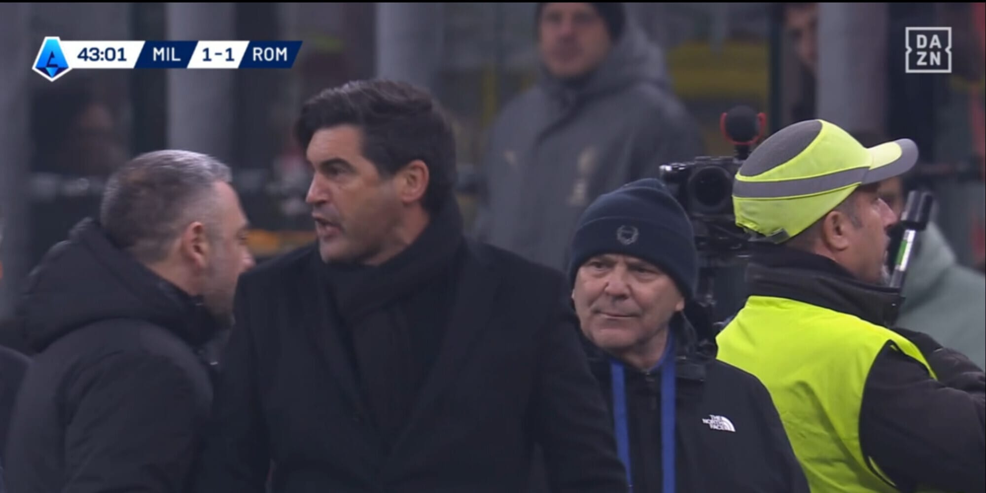 Furia Fonseca, espulso in Milan-Roma: la frase urlata all'arbitro a bordocampo