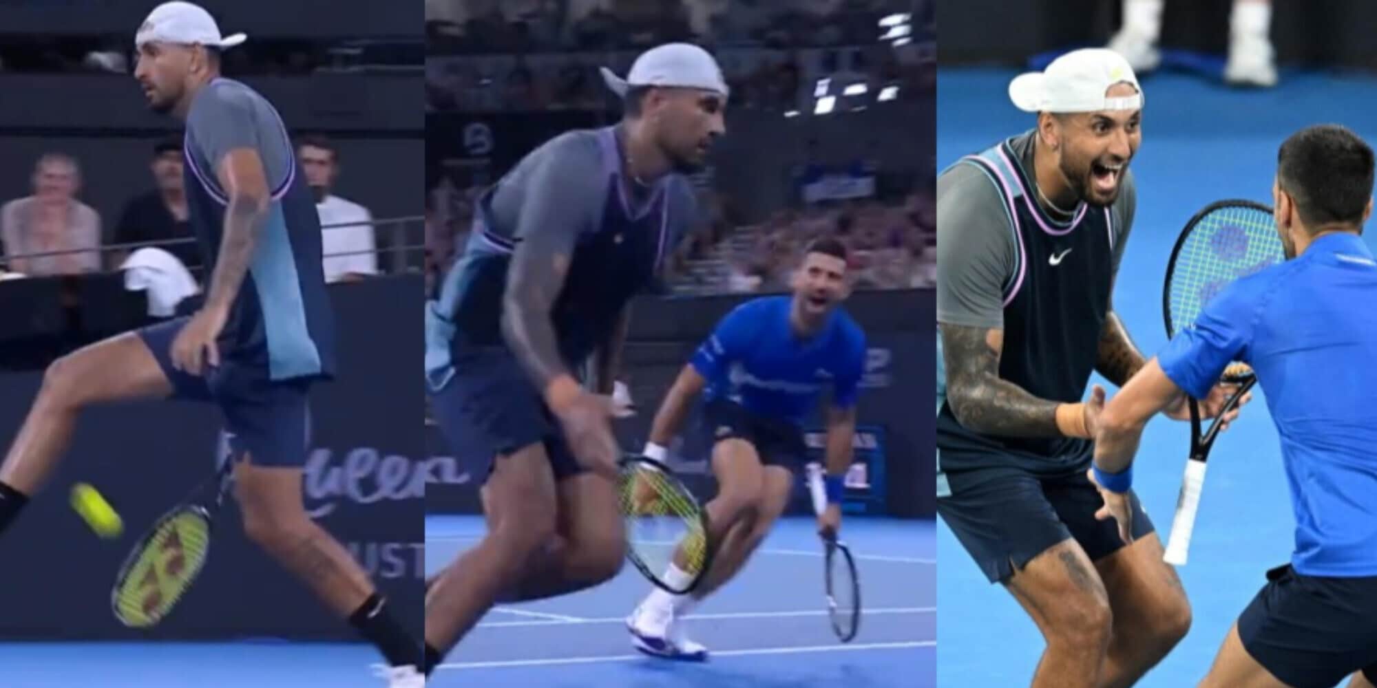 Kyrgios e Djokovic, dagli attacchi a Sinner al doppio spettacolare a Brisbane
