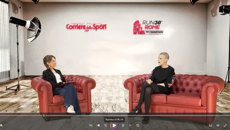 Maratona di Roma con Rome is Woman intervista Peppa Randazzo
