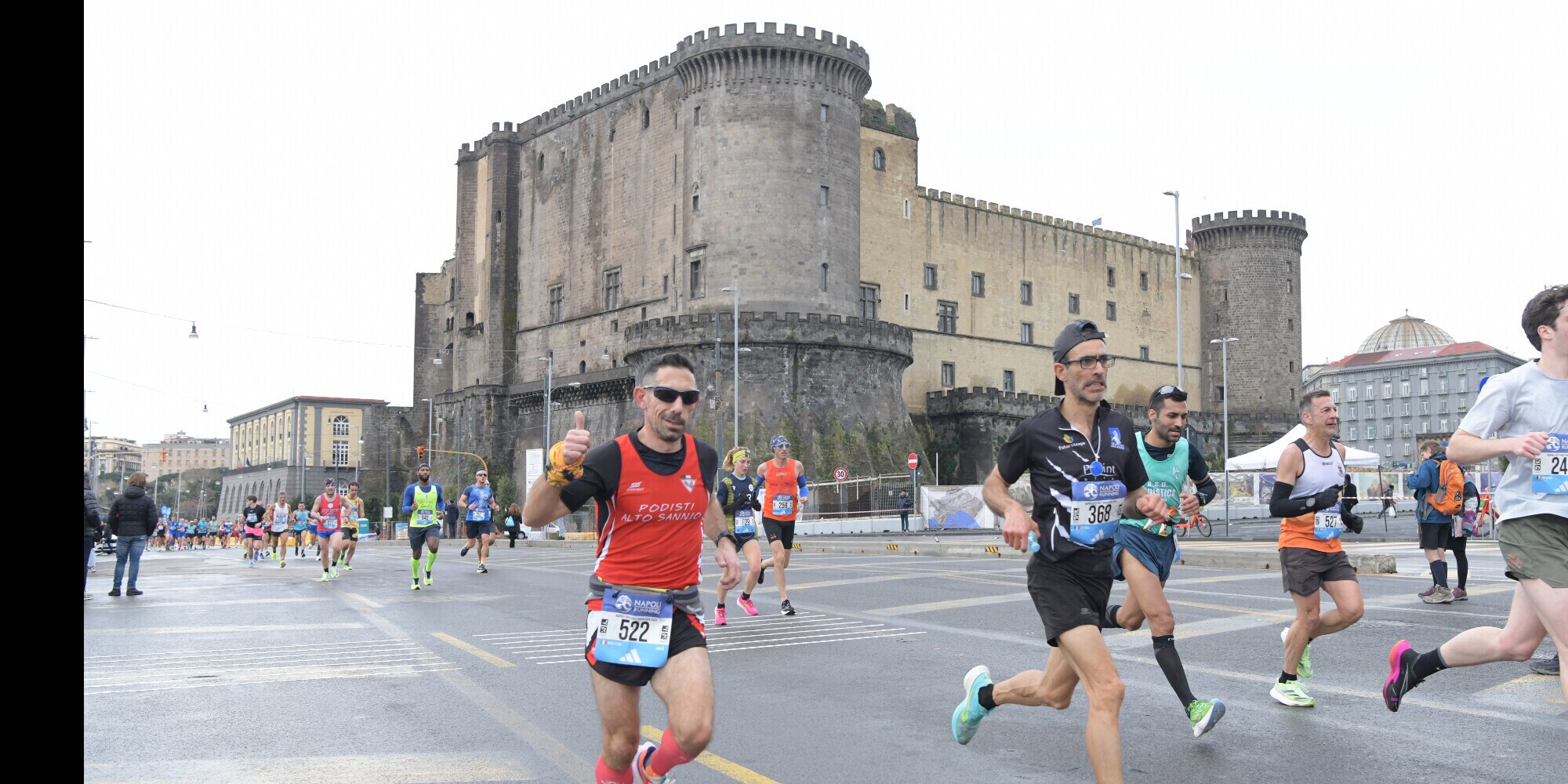 E’ boom di stranieri per la Napoli City Half Marathon di domenica 23 febbraio 2025