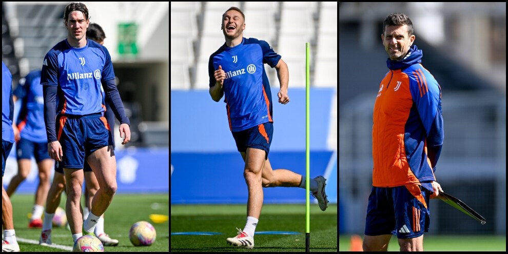 Supercoppa, la Juve si prepara tra scatti e risate